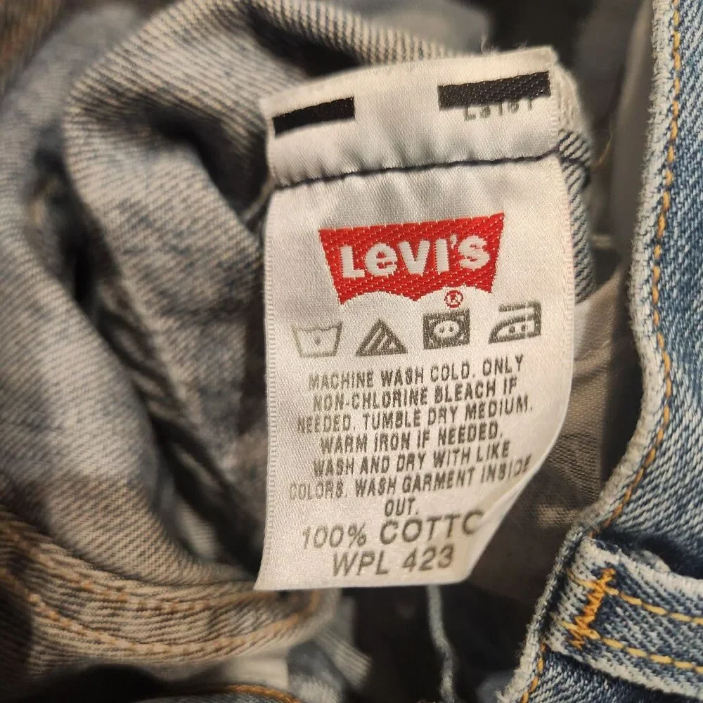 Vintage Levi's 501 Jeans Mens 29x32 Medium Wash Button Fly Denim Y2K